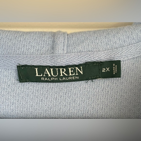 Lauren Ralph Lauren Zip-Front Hooded Lounger with Pockets - Picture 3 of 8